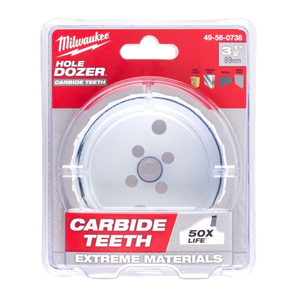 Биметаллическая коронка HOLEDOZER CARBIDE 86мм (1 шт)