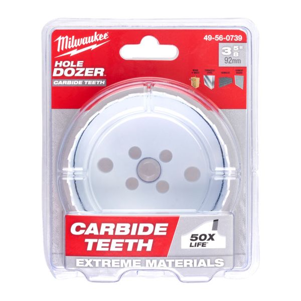 Коронка Bi-Metal Carbide MILWAUKEE, Ø92мм