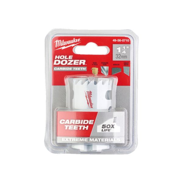 Биметаллическая коронка HOLEDOZER CARBIDE 33мм (1 шт)