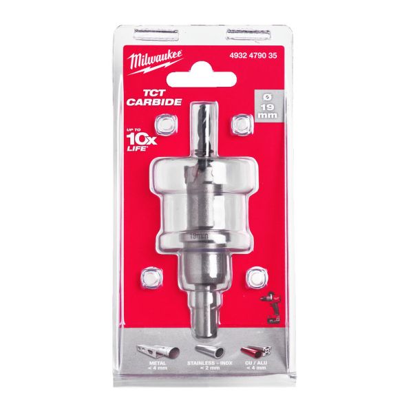 Коронка Holesaw TCT MILWAUKEE, Ø19мм