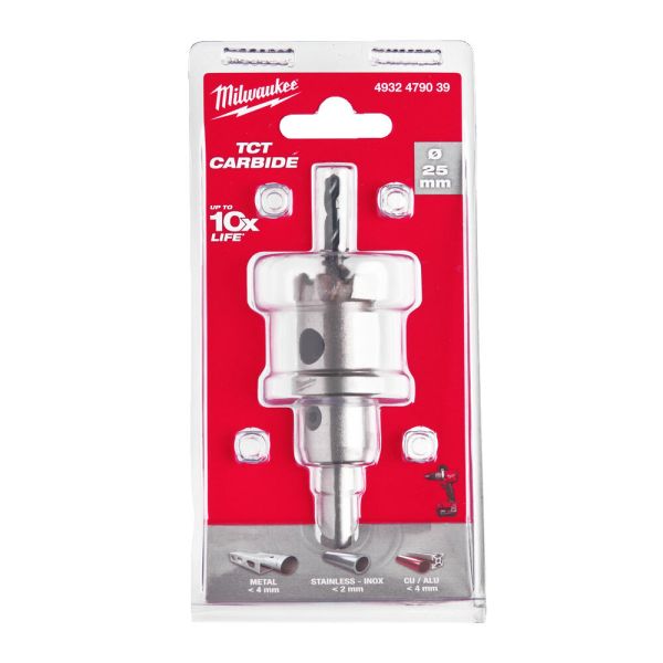 Коронка Holesaw TCT MILWAUKEE, Ø25мм