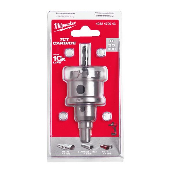 Коронка Holesaw TCT MILWAUKEE, Ø35мм