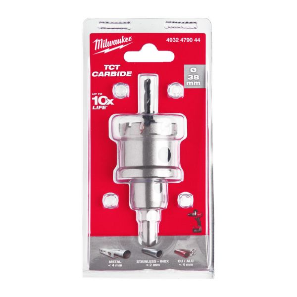 Коронка Holesaw TCT MILWAUKEE, Ø38мм