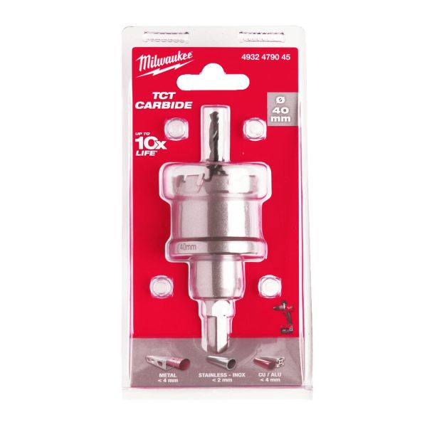 Коронка Holesaw TCT MILWAUKEE, Ø40мм