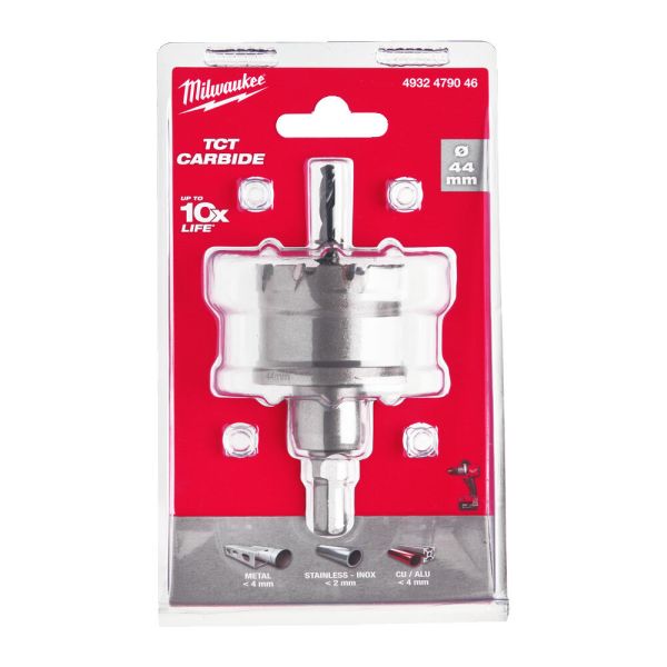 Коронка Holesaw TCT MILWAUKEE, Ø44мм