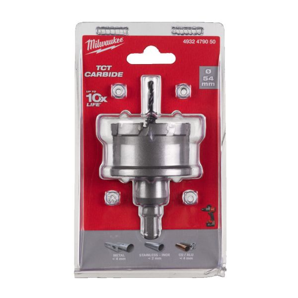 Коронка Holesaw TCT MILWAUKEE, Ø54мм