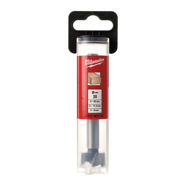 Свердло FORSTNER MILWAUKEE, діаметр 20 X 90 мм