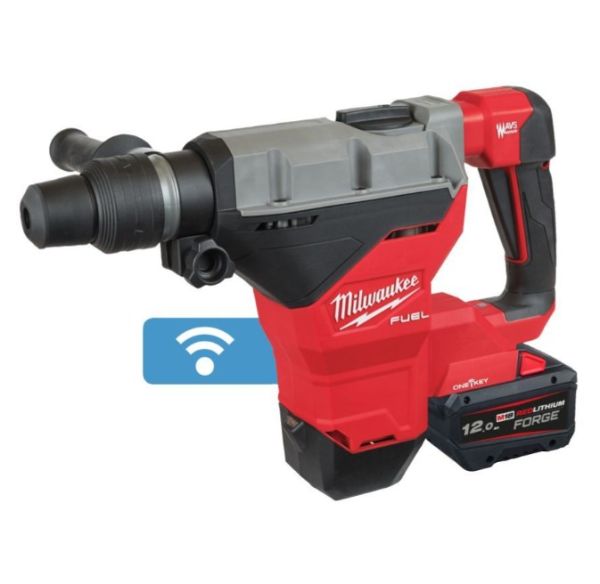 Перфоратор SDS-MAX акумуляторний MILWAUKEE M18 FHM-121C (11Дж) (ЗП+1ак.Х12Аг + кейс) FORGE™