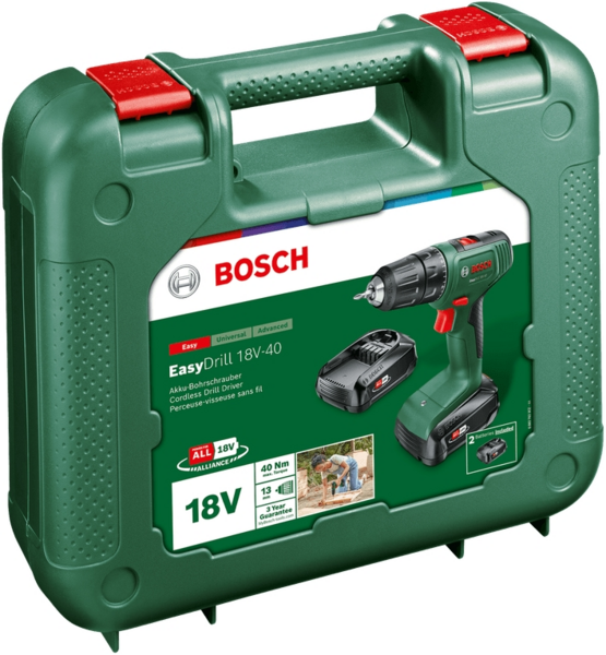 Акумуляторний шуруповерт-дриль Bosch EasyDrill 18V-40 (0.603.9D8.002)