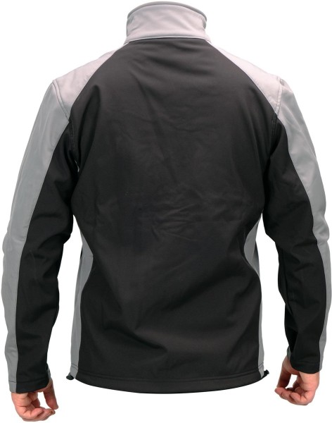 Куртка робоча SOFTSHELL YATO розмір S, чорно-сіра, 3 кишені, 96% поліестер і 4% спандекс [10]