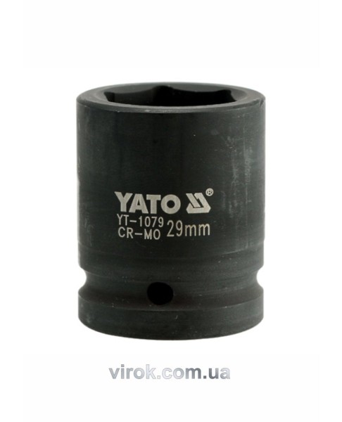 Головка торцева ударна 6-гранна YATO : квадрат 3/4