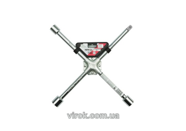 Ключ для коліс хрестоподібний YATO 17х19х21x1/2
