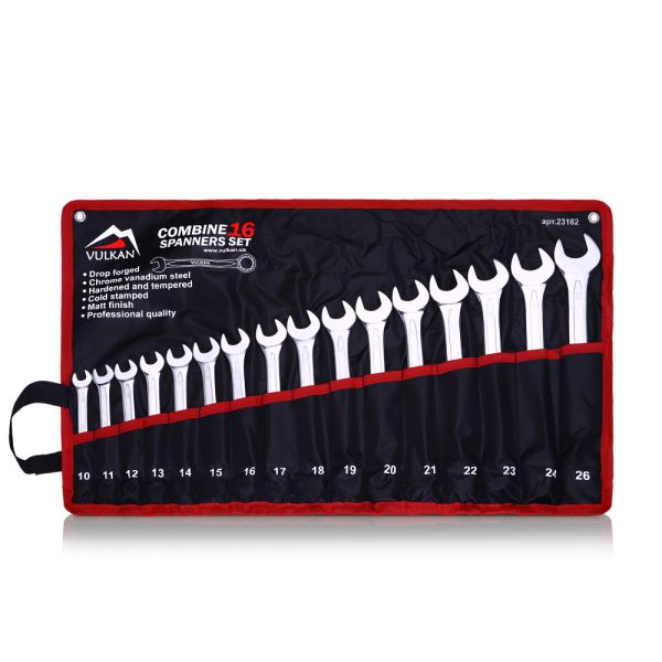 Набір ключів комб. 10-26мм 16од. чохол