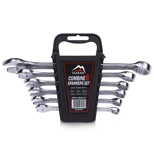Набір ключів комб. 8-17мм 6од. на пластику