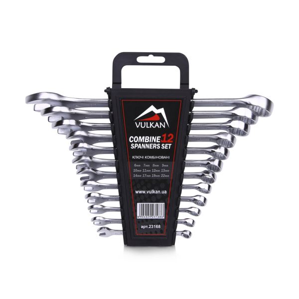 Набір ключів комб. 6-22мм 12од. на пластику