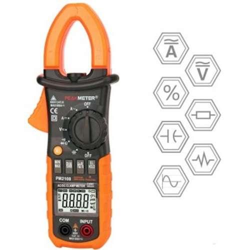 Токові кліщі з функціями мультиметра та True RMS PROTESTER PM2108