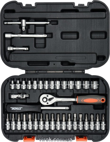 Набір головок торцевих, насадок STHOR : квадрат 1/4