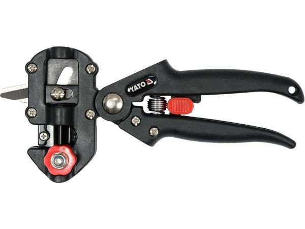 Сікатор для щеплення гілок YATO з 2 функціями і 3 вида лез з обладунками в футлярі [20]