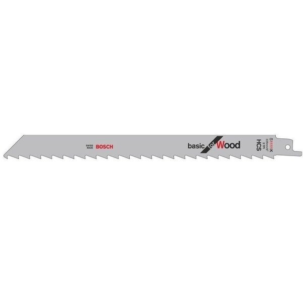 Полотно пильне шабельні Bosch S 1111 K Basic for Wood, 2шт
