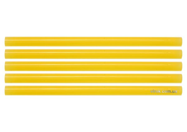 Стержні клейові YATO Ø=11,2 х 200 мм, жовті .уп. 5 шт. [40]