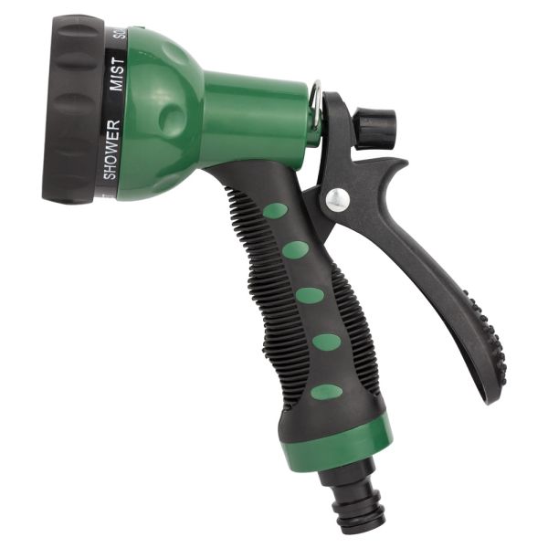 Набір для поливу пістолет-розпилювач 7 режимів, 2 конектори ½" + адаптер ½-¾" (ABS+TPR) GRAD (5012505)