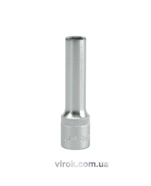 Головка торцева 6-гранна YATO : подовжена, квадрат 3/8