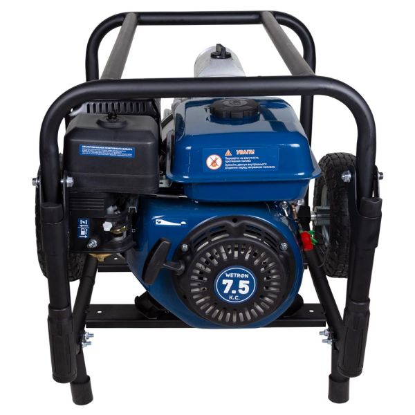 Мотопомпа 7.5 к.с. Hmax 26м Qmax 60м³/ч (4-х тактний) для брудної води WM80W WETRON (772557)