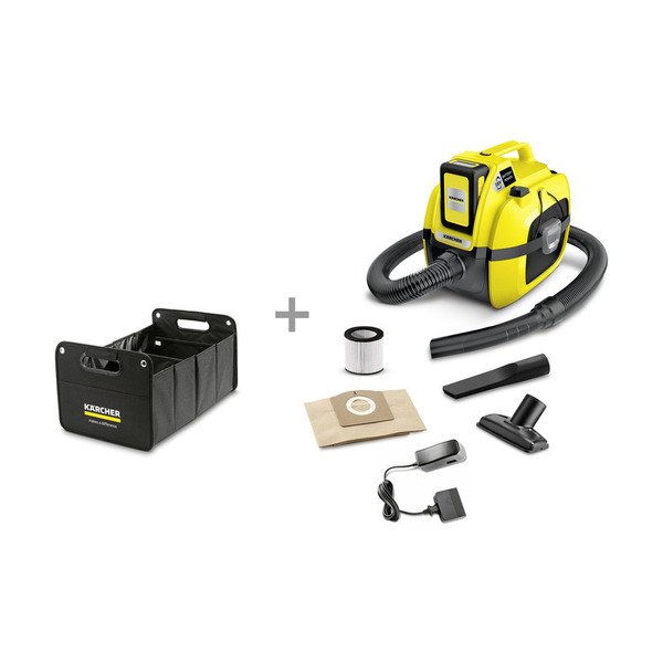 Пилосос Karcher WD 1 Compact Battery Set+органайзер (9.611-310.0)