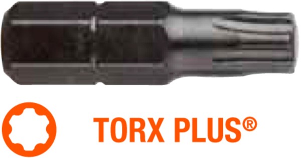 Насадка викруткова USH Industry : TORX Plus T15+ x 25 мм, Уп. 5 шт.