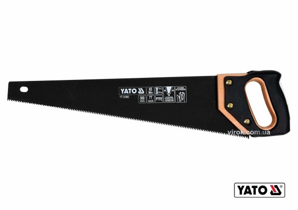 Ножівка по дереву YATO : L= 500 мм, 7 зубів/1