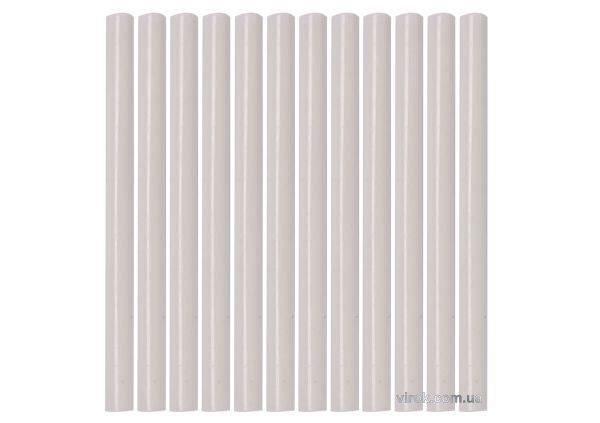 Стержні клейові YATO білі : Ø=7,2 мм, L=100 мм, уп. 12 шт. [50/200]