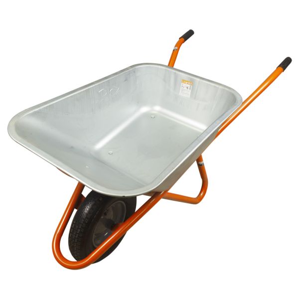 Тачка будівельна одноколісна 90л 200кг колесо 15" (з 4-х ЧАСТИН) FLORA (5056464)