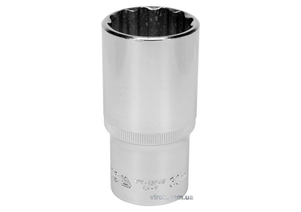 Головка торцева 12-гранна YATO : подовжена, квадрат 1/2