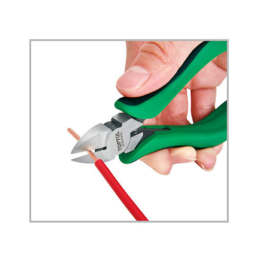 Бокорізи для електроніки (радиомонтажные) 4,5" (115мм) TOPTUL DEBD224E