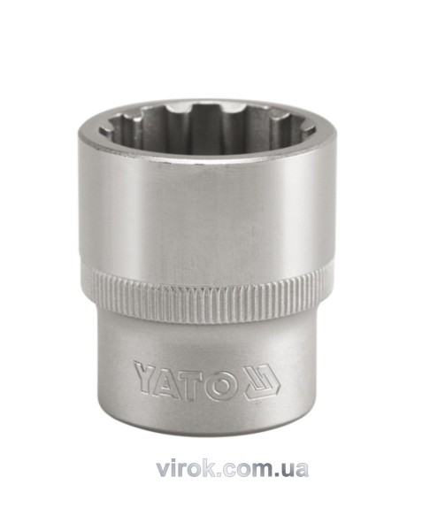 Головка торцева YATO : квадрат 1/2