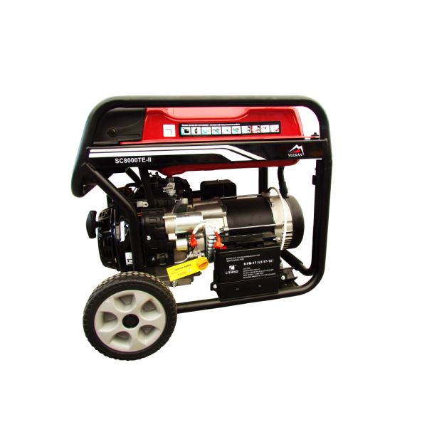 Генераторна установка SC8000TE 3ф 6,5кВт ел.старт, 25л, колеса, 1ф-2,3кВт