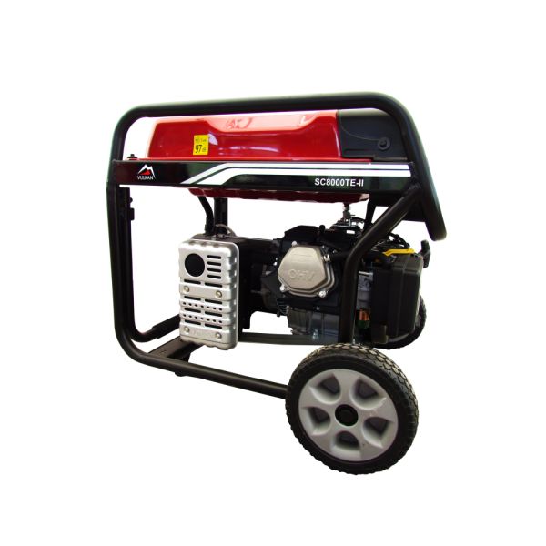 Генераторна установка SC8000TE 3ф 6,5кВт ел.старт, 25л, колеса, 1ф-2,3кВт