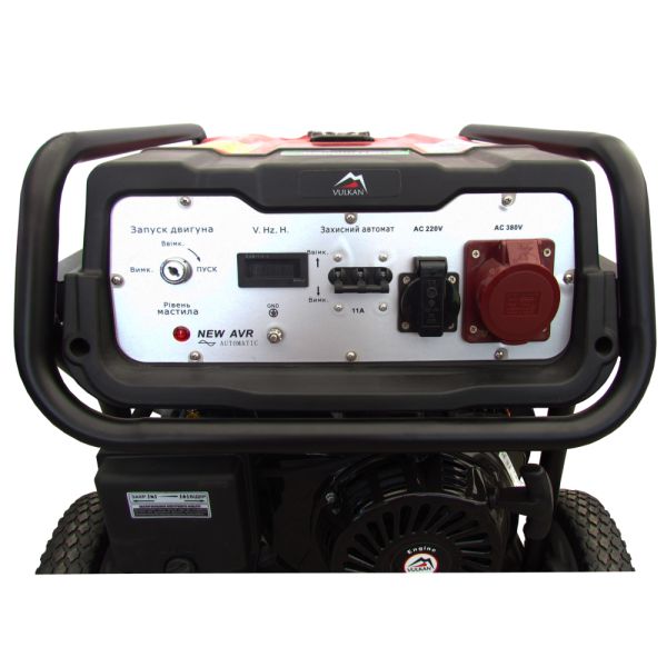 Генераторна установка SC8000TE 3ф 6,5кВт ел.старт, 25л, колеса, 1ф-2,3кВт