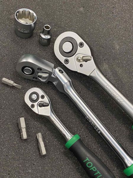 Універсальний набір інструменту 1/4", 3/8", 1/2" 144ед. TOPTUL GCAI144R