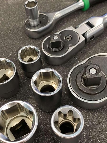 Універсальний набір інструменту 1/4", 3/8", 1/2" 144ед. TOPTUL GCAI144R