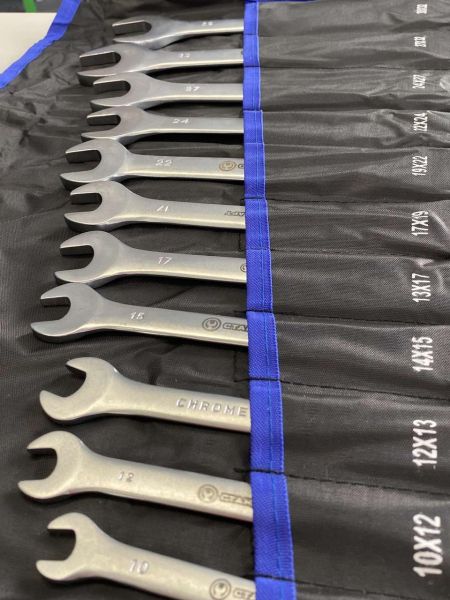 Набір ключів ріжкових 8-32 мм 11 шт. у чохлі СТАНДАРТ-NKR11STA-S