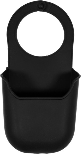 Органайзер силіконовий, чорний, підвісний FALA для губки, 200х 100 мм [144]