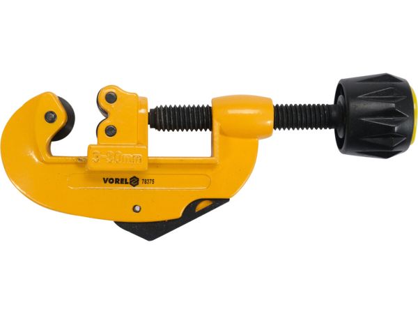 Труборіз для труб металевих і полімерних VOREL Ø= 3-30 мм, з 2 ролик. різцями 18х 3х 5 мм [25/100]