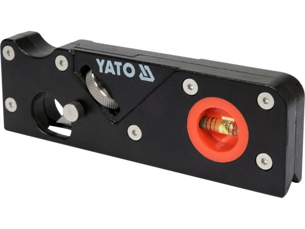 Рубанок столярний YATO до кромки- 155х 50х 20 мм, 7 лез W= 9 мм [24]