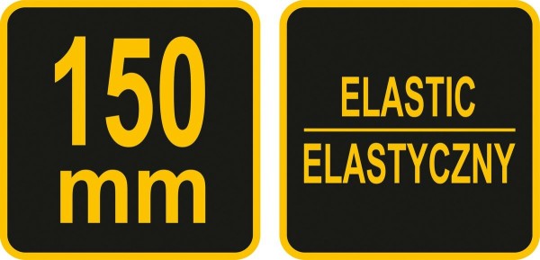 Шпатель гладильний до силіконів і ущільнювачів VOREL, 150 мм, еластичний [24/240]