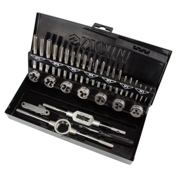 Набір плашок і мітчиків 32 предмети (металевий кейс) SIGMA (1643191)