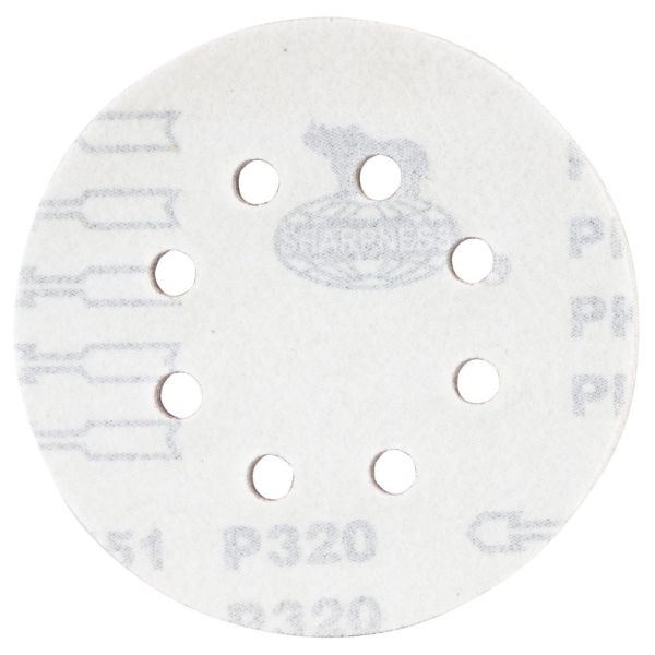 Шліфувальний круг 8 отворів Ø125мм P320 (10шт) SIGMA (9122731)