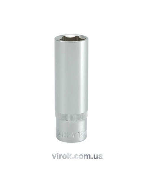 Головка торцева 6-гранна YATO : подовжена, квадрат 1/2