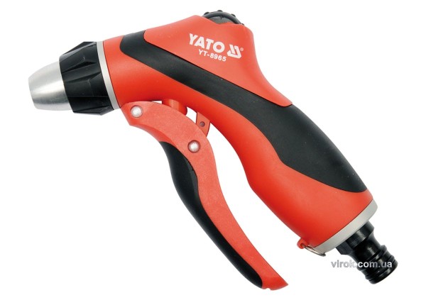 Зрошувач-пістолет 2-режимний YATO до шлангу 1/2
