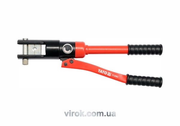 Кліщі ручні гідравлічні YATO для обтискання проводів S= 16-300 мм², l= 470 мм, [3]